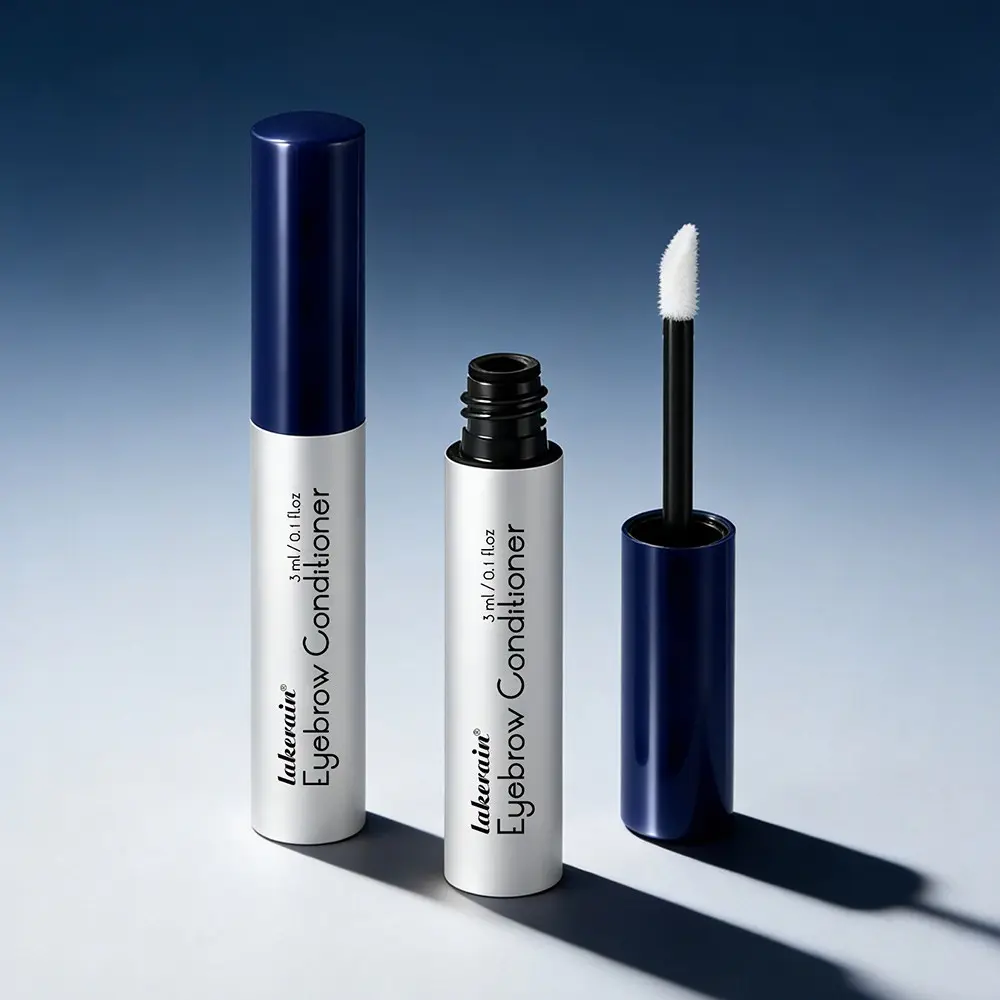 Lakerain 2 Counts Eyebrow Hair Care Serum, Lmproves the Appearance of Eyebrows, Nourishes and Strengthens Brow Hair, Prevents Breakage, Relieves Signs of Aging in the Eyebrow Area