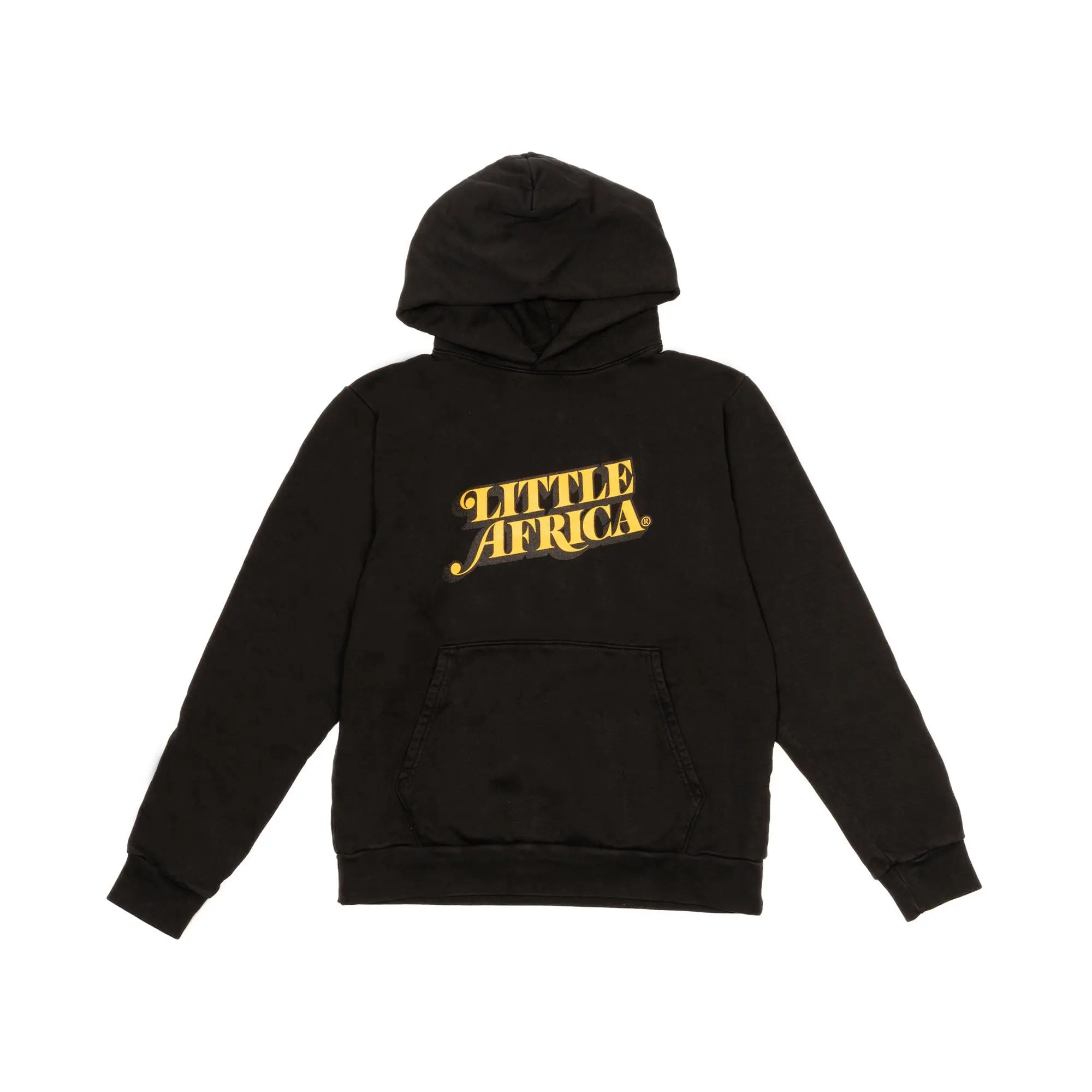Little Africa Trademark Logo Hoodie in Black