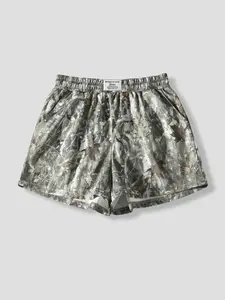 Women's Camo Print Shorts, Casual Comfy Breathable Lightweight Shorts for Daily Wear, Ladies Bottoms for Summer, Womenswear