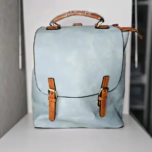 Fold- over backpack bag