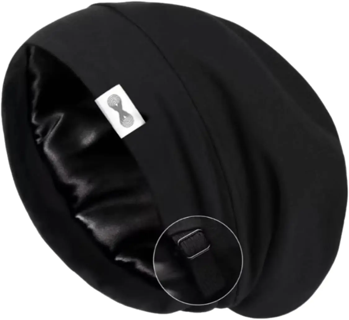 Greenhouse Conditioning Bonnet, Hyration, Moisture Retention, Heat Trap Sleep Cap, that is OilProof, with Adjustable Straps, for Deep Conditioning, and Pre-Poo-for Curly, Natural, Coily & Dry Hair