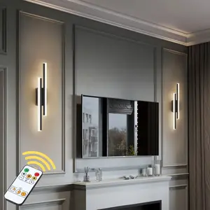 LED Wall Spotlight Fixture, Rechargeable Battery Powered, Dimmable Light, Push Button Control, Magnetic Mount Option Available, Dimmable Wall Lamp