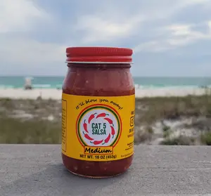 CAT 5 SALSA - MEDIUM - 6 PACK Flavor Dip Sauce