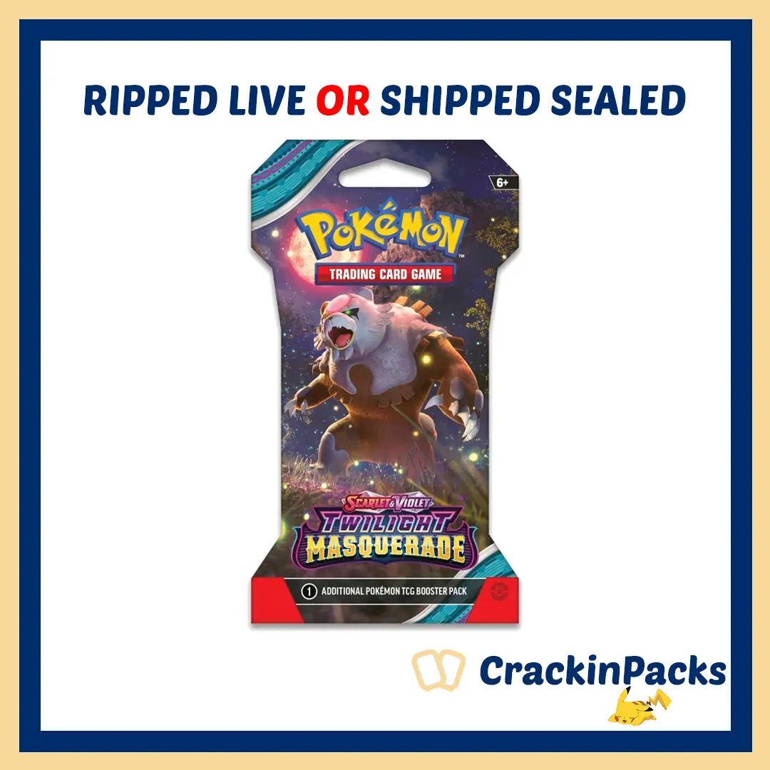 Pokemon TCG: Twilight Masquerade Sleeved Booster Pack (**CASE FRESH**)