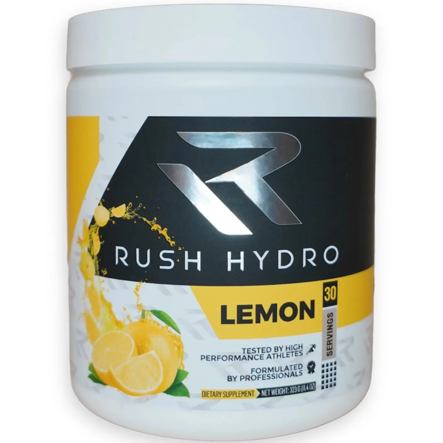 Rush Hydro - Newest Electrolyte Hydration Formulation Lemon Flavored (30 SERVINGS)