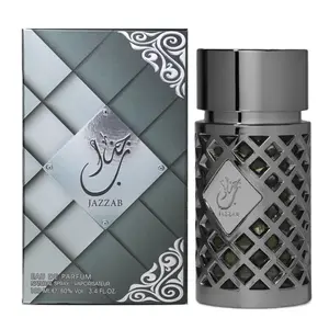 Ard Al Zaafaran Jazzab Silver for Men Eau de Parfum Spray, 3.4 Ounce