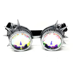 Steampunk Victorian Style Metallic Scientist Time Traveler Goggles