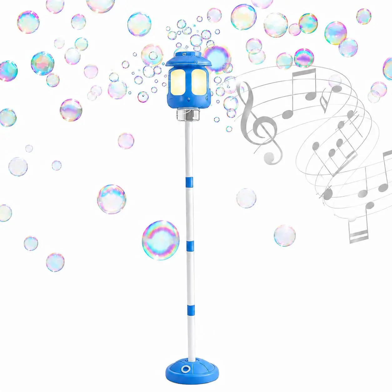 Bubble Machine for Kids Bubble Blower Maker with Lights and Music Automatic Bubble Stand Machine for Parties Birthday Wedding Toddlers Summervibes Outdoor Toys tiktokshopspringglowup