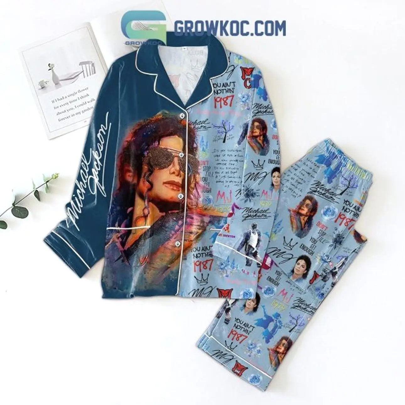 Michael Jackson You Ain’t Nothing 1987 Pajamas Set