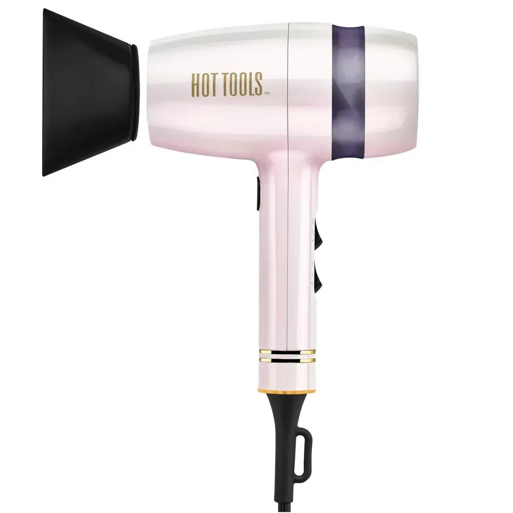 Hot Tools Pro Signature Collection QuietAir Power Hair Dryer - Lavender: 1875W Electric 3 Heat & 2 Speed Settings