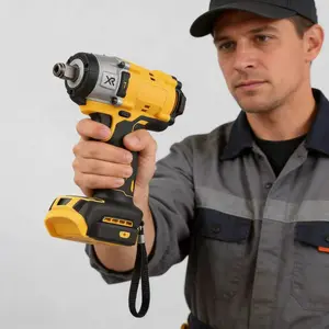 DCF922 Wireless Impact 406Nm 1/2in  20V Battery speed Electric Wrench  Rechargeable High Torque 406Nm  Power Tools Suitable for DEWALT20V battery