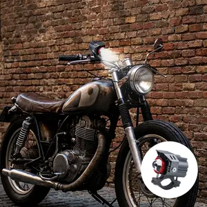 Motorcycle Spotlight LED Auxiliary Light for Electric Vehicles External Headlight Modified Spotlight for Electric Scooters Ultra-Bright Wide-Range Lighting