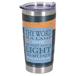 Dicksons SSTUMSS-8 Tumbler Lighthouse Your Word Is A 20 Oz