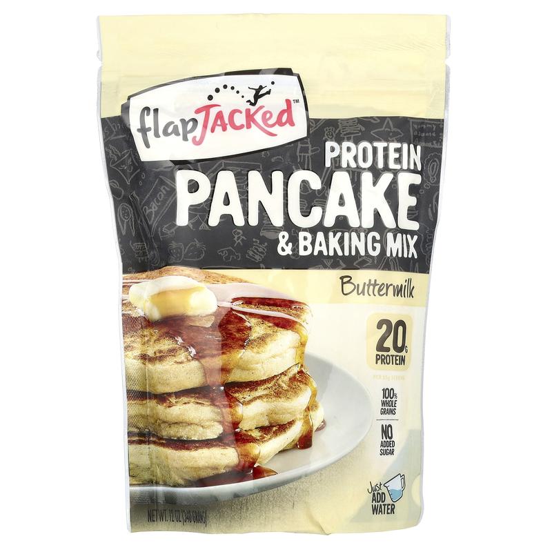 FlapJacked Protein Pancake & Baking Mix, Buttermilk, 12 oz (340 g)