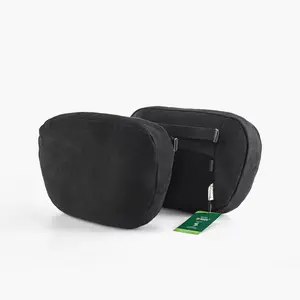 TPARTS Soft Faux Suede Headrest Neck Pillow For Tesla (Filled With Dupont Sorona Sustainable Bio Fiber)