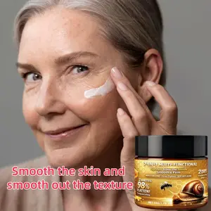 Snail Bee Extract Essence Firming Cream, Rich in Collagen and Vitamin E, Reduces Fine Lines and Wrinkles, Suitable for Light Skin Types