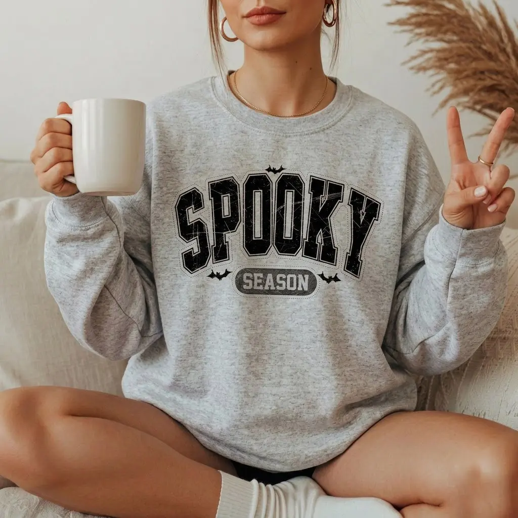 Sweatshirt Spooky Season Shirt, Spooky Halloween Shirt, Women Halloween Lucy Rose Shirt, Spooky Fall Shirt, Halloween Gift, Women Spooky