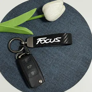 Car Keychain For Ford Focus, Keychain Wristlet Strap, Car Interior Decoration Accessories ,Birthday Gift ,Father Gift ,Car key Decoration