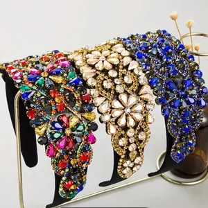 Glamour Wideband Rhinestone Headband