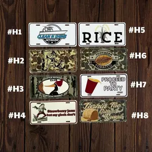 KING RANCH License Plates Collection, Camouflage Car Accessory, Gifts for Him, Hunting, Tag for Car, Truck