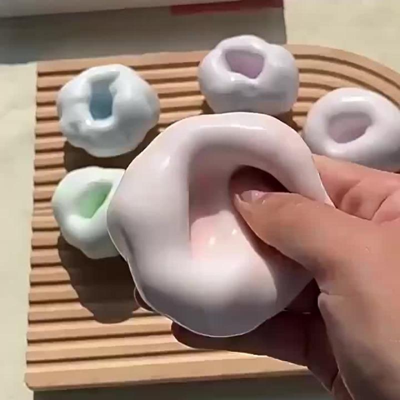 Squishy Jelly Fidget Toy, Soft Slow-Rebound Squishy Toy in Vibrant Colors, Perfect Stress-Relief Toy & Party Filler, Halloween & Christmas Gift