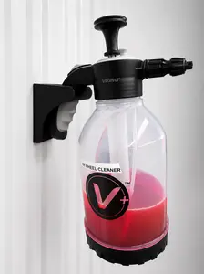 KQP Wall-Mounted Pump Foam Sprayer Holder, Compact Space-Saver Home Organizer Hook for Foam Cleaner Sprays Rustproof Sturdy Hooks Swivel Hook