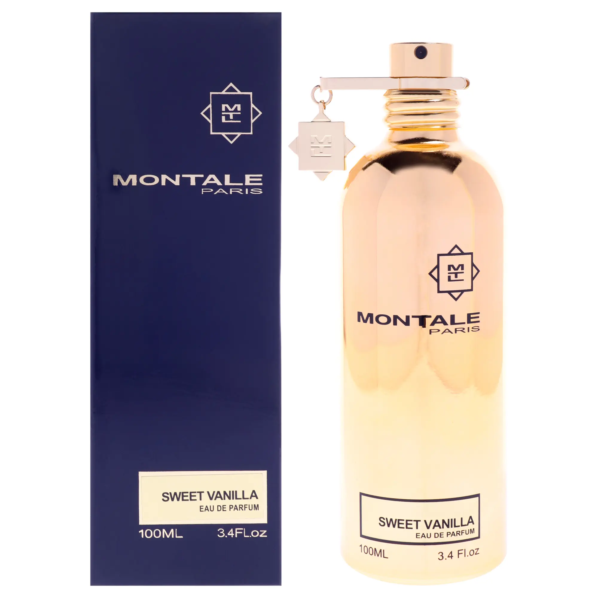 Montale Sweet Vanilla Refined Premium Unisex Fragrance - 3.4 oz (100ml) EDP Spray, Smooth Vanilla Unisex Fragrance, Luxury Bottle