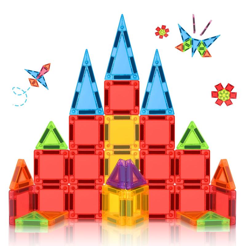 Wise Block Mini Magnetic Blocks, Magnetic Tiles, Learning Magnetic ...