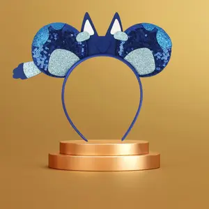 Blue Cartoon Dog Ears