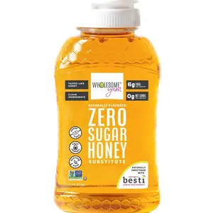 Wholesome Yum Zero Sugar Honey Substitute (Keto) - Natural Sugar Free Honey Alternative With Monk Fruit & Allulose - Zero Net Carbs, Non GMO, Gluten Free, No Aftertaste (11 oz)undefined