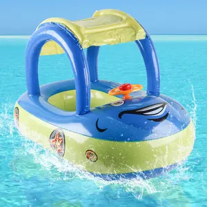 Car Shape Toddler inflatable Pool Floats,Baby Swimming Ring Beach Toys,Pool Float for Kids Swim Floaties