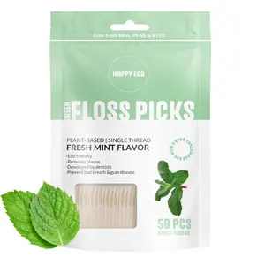 Floss Picks - Single Thread - Mint