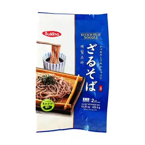 Sukina Soba Noodles Cold Buckwheat Noodles Kit for 2 Servings (435.4g) with Real Wasabi & Dipping Sauce - Authentic Japanese Summer Meal
