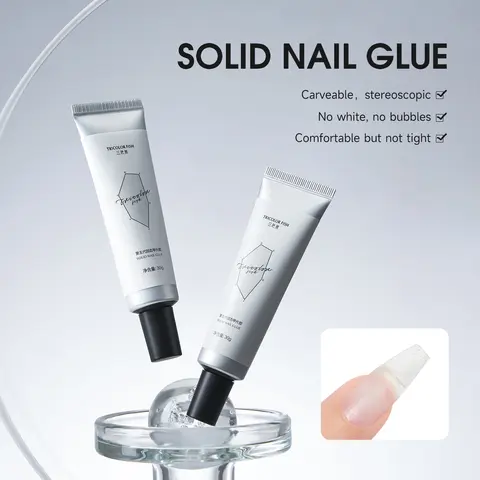 Tricolor Fish - Nail Sculpting Gel, for Wearing Nails, Suitable for Nail Design, Winter DIY Nail Art, for Painting, Modeling, Sculpting and Decoration gel nail glue super strong 💅 Acrylic Polish Cleanser Manicure Outdoorfun Durable