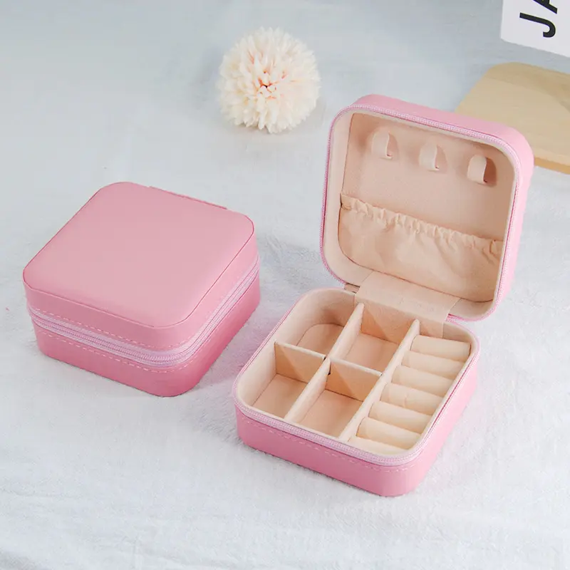 PU Zipper Style - Deep Pink