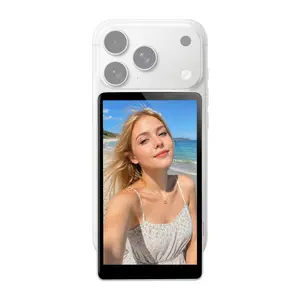5'' Touchscreen Selfie Monitor for iPhone & Samsung with 5000mAh Battery, Extra Long-Lasting Battery & Big Screen, Wireless Magnetic Rear Camera Screen, Supports 4K 60FPS Recording