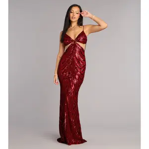 Jayla Sequin Cutout Formal Dress