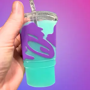 Baja Blast Purple 12 cm Acetate Hair Claw - Fashion Hair Accessory for Medium to Long Hair