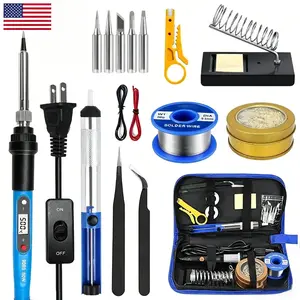Fast Heating 80W Soldering Iron Set,Electric Welding Tool Kit for DIY Repair