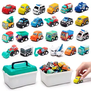 Random Car Toy, Inertia Car Toy with Storage Box, Pull Back Car Toy, Classic Car Model Toy, Mini Race Cars, Christmas Gifts, Birthday Gifts