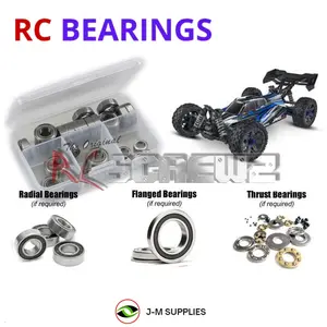 RCScrewZ Rubber Shielded Bearings tra140r for Traxxas Jato 4x4 BL-2s 1/8 Buggy (#90154-4) | RCX