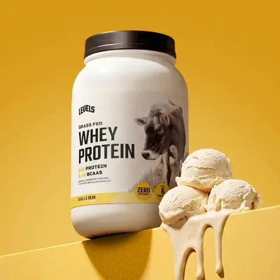 Levels Whey Protein, Grass Fed, No Artificials, 24G of Protein