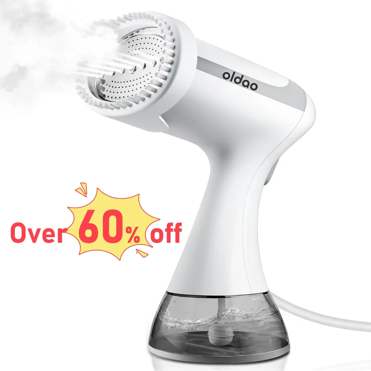 OLDAO Clothes Steamer,2000W Portable Handheld Steam Iron,300ml Water Tank,20 Seconds Fast Heating,for Fabric Wrinkles,Suitable for Home,Office,Travel