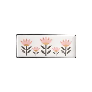 Ceramic Tray - Flowers