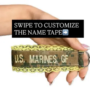 LACE Military Name Tape Wristlet