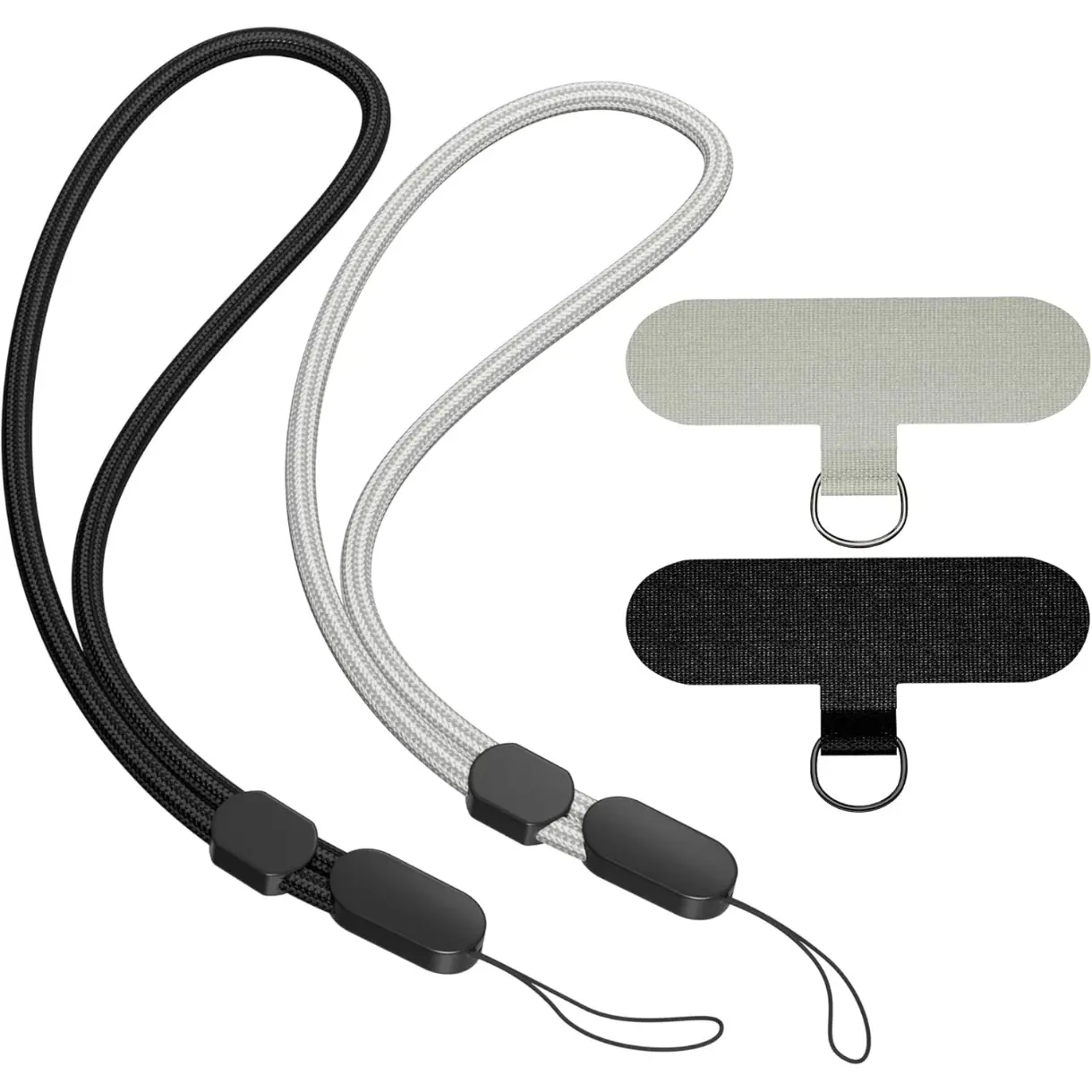 Adjustable Phone Lanyard Wrist Strap, Camera Wrist Strap, Nylon Wrist Lanyard, Anti Theft Strap, Lanyard for Earphone, USB Flash Drive, ID Name Tag Badge (No Paw)