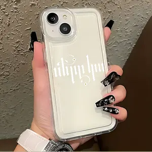 Trendy Creative Armenian Script Pattern Phone Case, Compatible with iPhone Models 17-11 & More, Soft Tpu Material, Stylish Protective Cover, Accessories