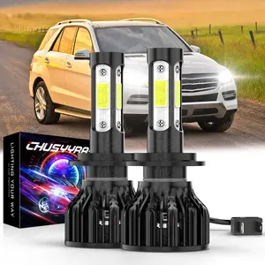 FIT Mercedes-Benz ML350 2003 2004 2005 2006 2007 2008 2009 2010 2011 2012 2013 2014 2015 Super White H7 LED Headlight Low Beam Bulbs 2x