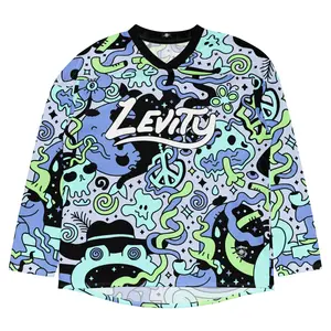 LEVITY Inspired Rave Jersey, Psychedelic Festival Outfit, Comfy Outfit for Bass Music Lovers