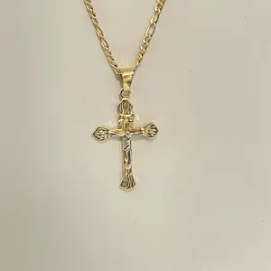 18k Gold Plated Cross Necklace